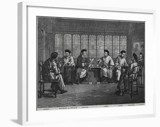 Chief Chinese Diplomats during Negotiations-null-Framed Giclee Print