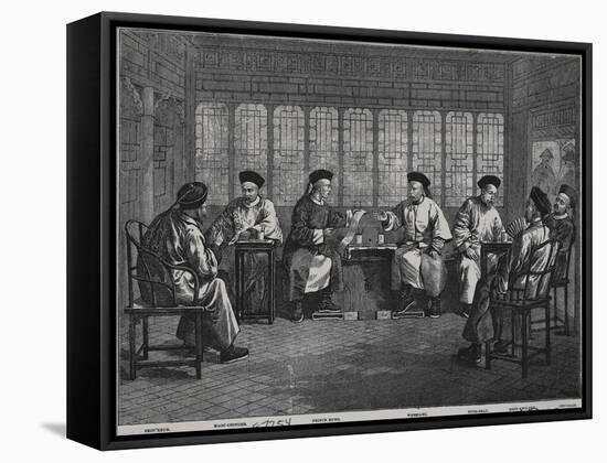 Chief Chinese Diplomats during Negotiations-null-Framed Stretched Canvas