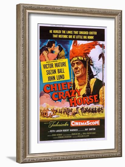 Chief Crazy Horse-null-Framed Art Print