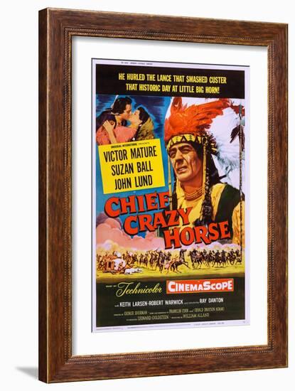 Chief Crazy Horse-null-Framed Art Print