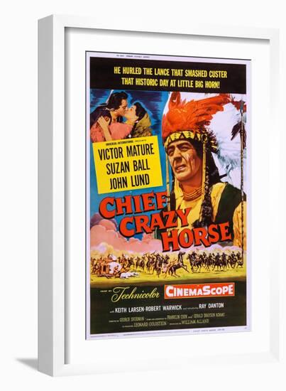 Chief Crazy Horse-null-Framed Art Print