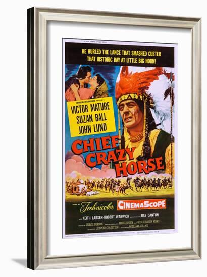 Chief Crazy Horse-null-Framed Art Print