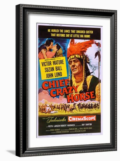 Chief Crazy Horse-null-Framed Art Print