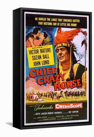 Chief Crazy Horse-null-Framed Stretched Canvas