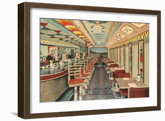 Chief Diner, Durango, Colorado-null-Framed Art Print