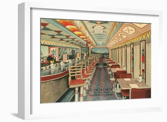 Chief Diner, Durango, Colorado-null-Framed Art Print