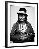 Chief Esatonyett, 1869-William Soule-Framed Photographic Print
