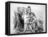 Chief, Hawaii, 19th Century-null-Framed Stretched Canvas