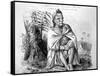 Chief, Hawaii, 19th Century-null-Framed Stretched Canvas