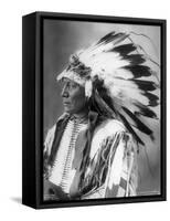 Chief Hollow Horn Bear, Sioux, 1898-Frank A. Rinehart-Framed Stretched Canvas