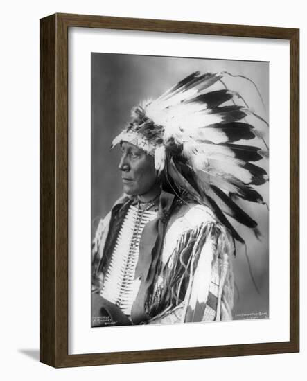 Chief Hollow Horn Bear, Sioux, 1898-Frank A. Rinehart-Framed Photographic Print