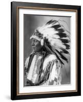 Chief Hollow Horn Bear, Sioux, 1898-Frank A. Rinehart-Framed Photographic Print