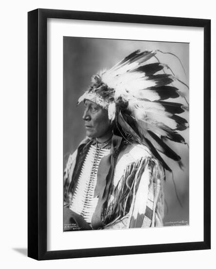 Chief Hollow Horn Bear, Sioux, 1898-Frank A. Rinehart-Framed Photographic Print