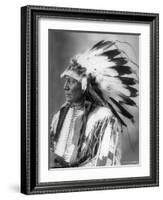 Chief Hollow Horn Bear, Sioux, 1898-Frank A. Rinehart-Framed Photographic Print