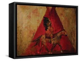 Chief II-Sokol Hohne-Framed Stretched Canvas