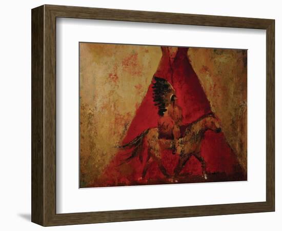 Chief II-Sokol Hohne-Framed Art Print