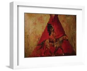 Chief II-Sokol Hohne-Framed Art Print