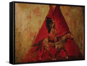 Chief II-Sokol Hohne-Framed Stretched Canvas