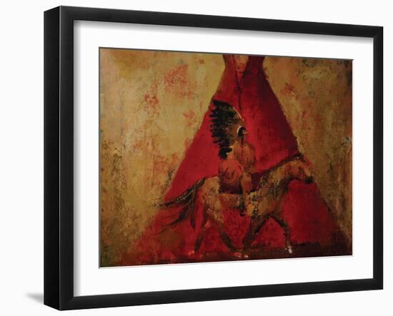 Chief II-Sokol Hohne-Framed Art Print