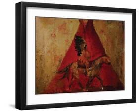 Chief II-Sokol Hohne-Framed Art Print