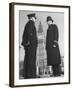 Chief Inspector of Metropolitan Police Stopping for Word with Police Constable in Parliament Square-David Scherman-Framed Photographic Print