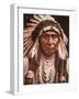 Chief Joseph (1840-1904) C.1903 (B/W Photo)-Edward Sheriff Curtis-Framed Giclee Print