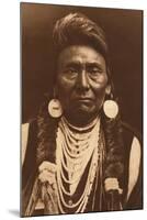 Chief Joseph-Nez Perce, 1903-Edward S Curtis-Mounted Premium Giclee Print