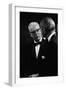 Chief Justice Earl Warren Speaking with President Lyndon Johnson, May 11, 1968-null-Framed Photo