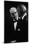 Chief Justice Earl Warren Speaking with President Lyndon Johnson, May 11, 1968-null-Mounted Photo