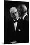 Chief Justice Earl Warren Speaking with President Lyndon Johnson, May 11, 1968-null-Mounted Photo