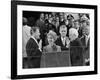 Chief Justice Warren Burger Administers the Oath of Office to Ronald Reagan, January 20, 1981-null-Framed Photographic Print