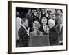 Chief Justice Warren Burger Administers the Oath of Office to Ronald Reagan, January 20, 1981-null-Framed Photographic Print