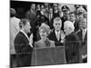 Chief Justice Warren Burger Administers the Oath of Office to Ronald Reagan, January 20, 1981-null-Mounted Photographic Print