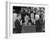 Chief Justice Warren Burger Administers the Oath of Office to Ronald Reagan, January 20, 1981-null-Framed Photographic Print