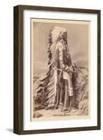 Chief Little Wound-null-Framed Art Print