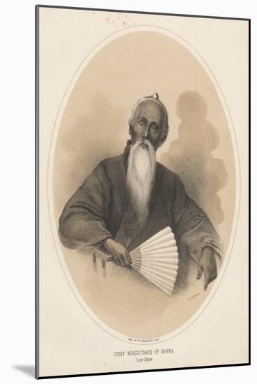 Chief Magistrate of Napha, Lew Chew, 1855-Eliphalet Brown-Mounted Giclee Print