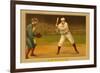 Chief Meyers at Bat-null-Framed Premium Giclee Print