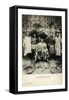 Chief of Dschang, Cameroon, c.1910-null-Framed Stretched Canvas