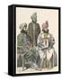 Chief of Kabul and His Men-A. Gedant-Framed Stretched Canvas