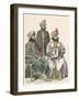 Chief of Kabul and His Men-A. Gedant-Framed Art Print