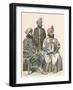 Chief of Kabul and His Men-A. Gedant-Framed Art Print