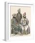 Chief of Kabul and His Men-A. Gedant-Framed Art Print
