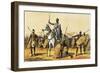 Chief of Kanemma Tribe with His Warriors-Heinrich Barth-Framed Giclee Print