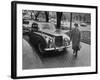 Chief of Protocol Wiley T. Buchanan Jr. Walking by a Bentley-Ed Clark-Framed Photographic Print
