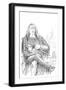 Chief of the Blackfoot Nation, 1841-Myers and Co-Framed Giclee Print