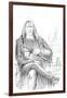 Chief of the Blackfoot Nation, 1841-Myers and Co-Framed Giclee Print