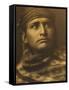 Chief of the Desert, Navaho-Edward S. Curtis-Framed Stretched Canvas