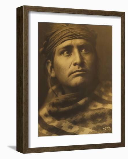 Chief of the Desert, Navaho-Edward S. Curtis-Framed Giclee Print