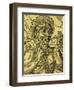 Chief of Tribe of Cannibals, Engraving from Universal Cosmology-Andre Thevet-Framed Giclee Print