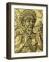 Chief of Tribe of Cannibals, Engraving from Universal Cosmology-Andre Thevet-Framed Giclee Print